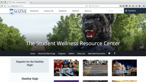 The Student Wellness Resource Center screenshot