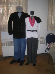 Clothing displayed at Black Bear Exchange