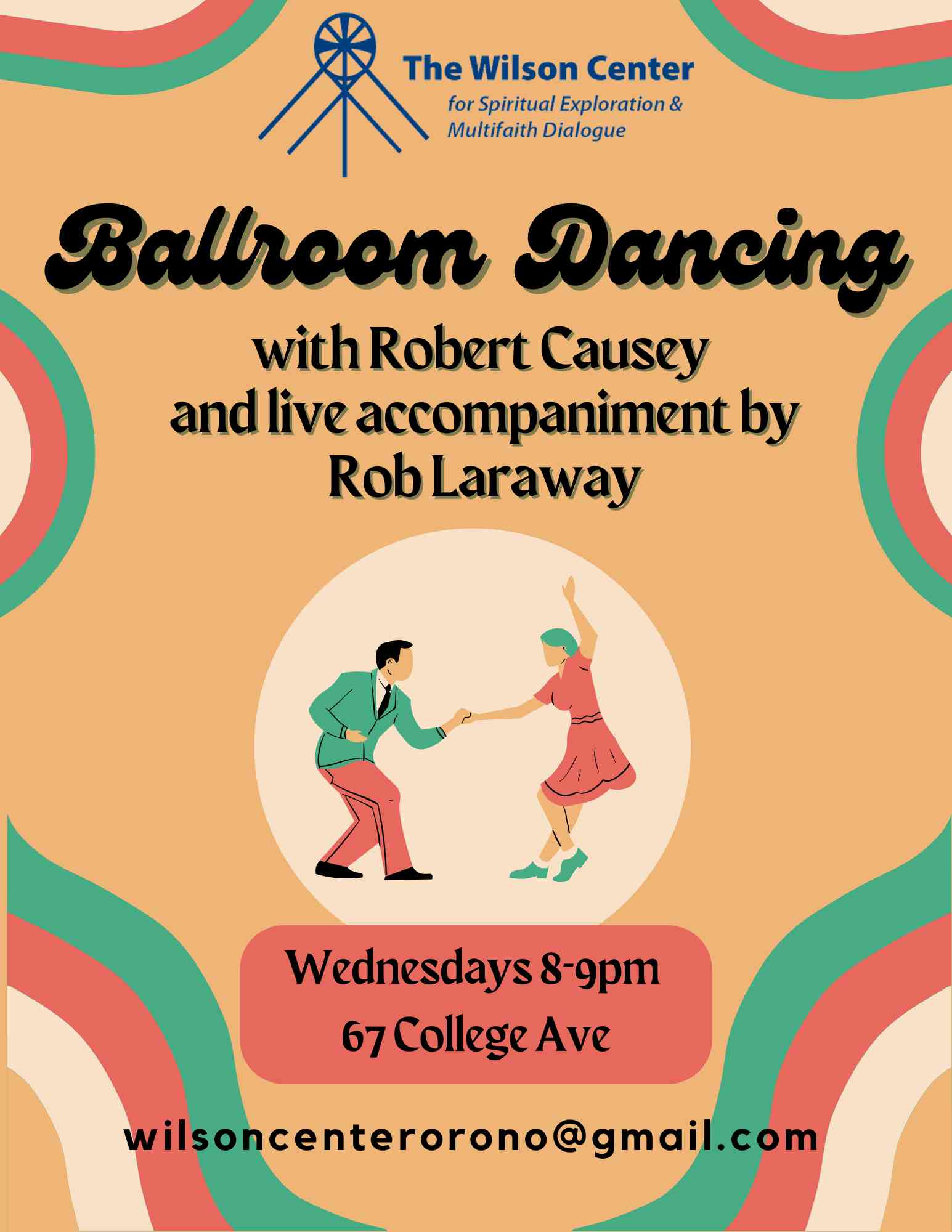 Ballroom Dancing at the Wilson Center Wednesdays 8-9 PM
