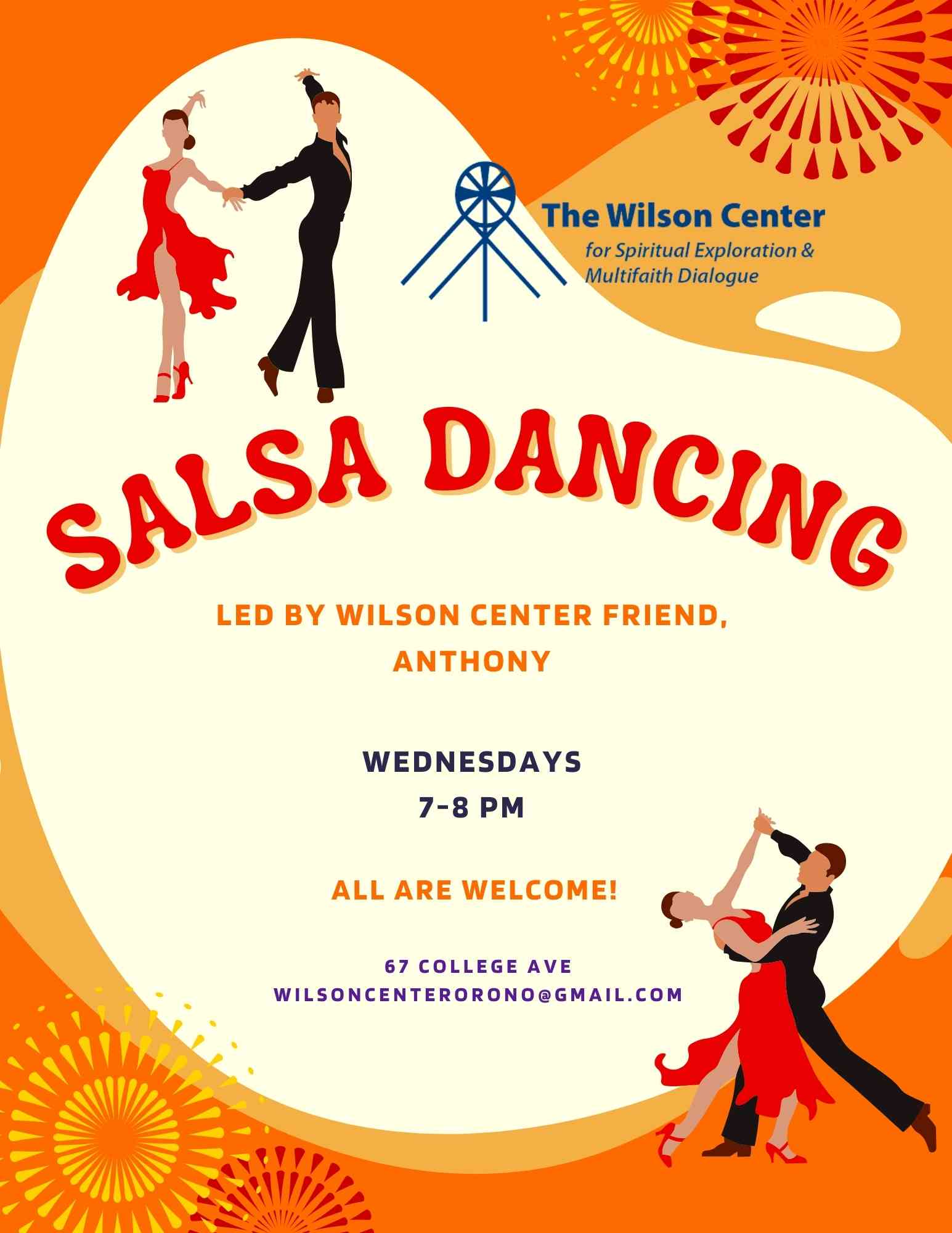 Salsa Dancing at the Wilson Center Wednesday 7-8 PM