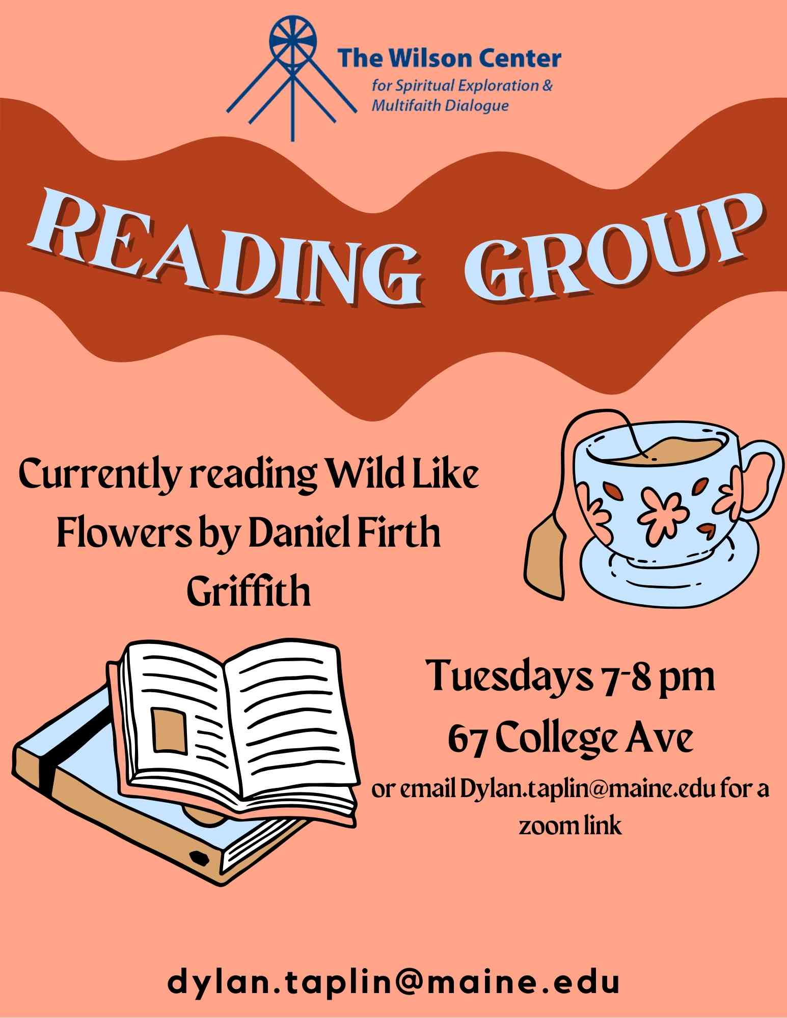 Wilson Center Reading Group Tuesdays 7-8 PM