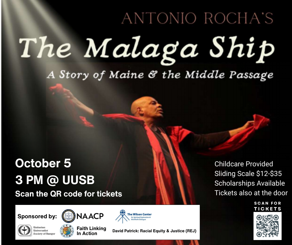 The Malaga Ship: Maine and the Middle Passage live performance by Antonio Rocha.