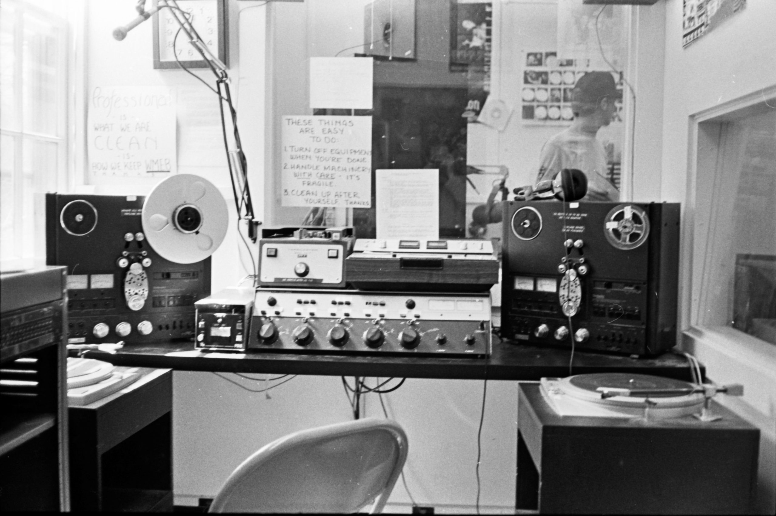A Visit to the Dorm Basement Home of College Radio Station WMCN at