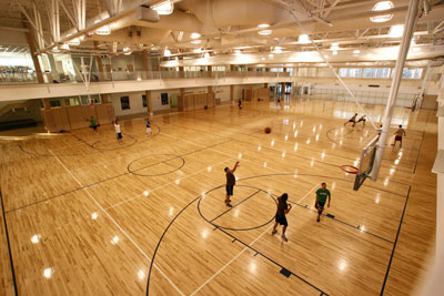 trails rec center basketball court