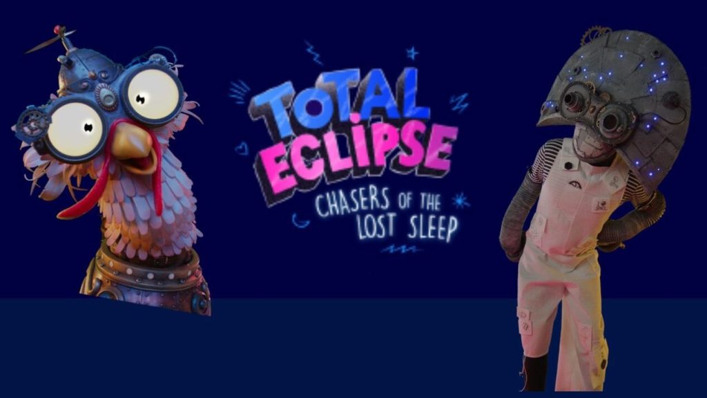 A photo of a poster for a kids show called total eclipse