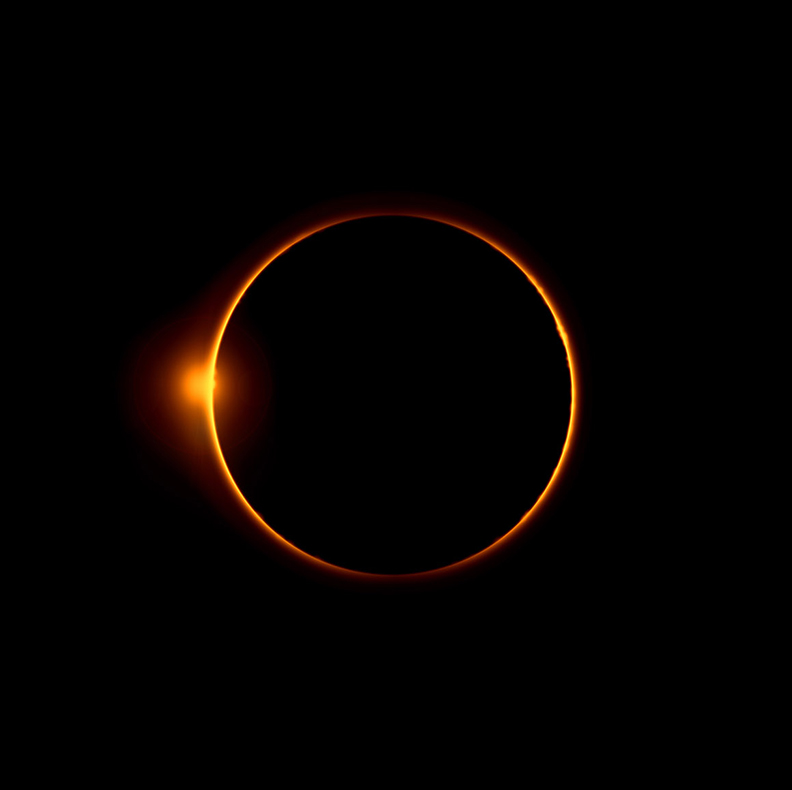 Stock photo of a total solar eclipse