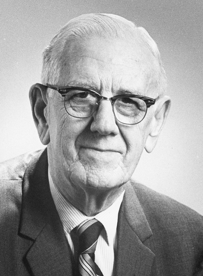 An archival photo of Charles Crossland