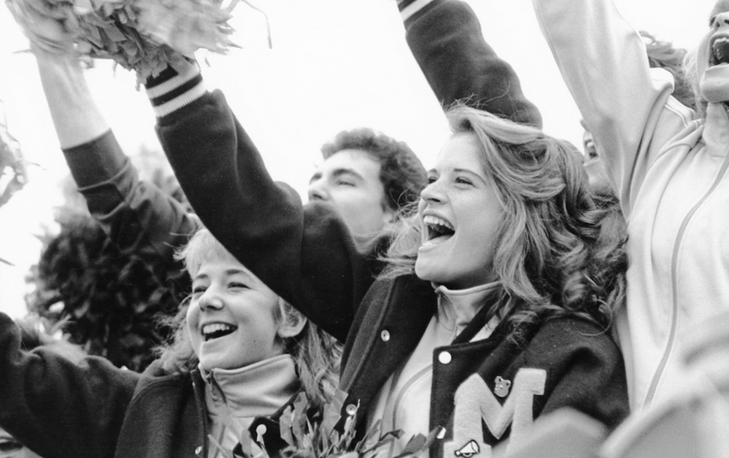 An archival photo from UMaine homecoming