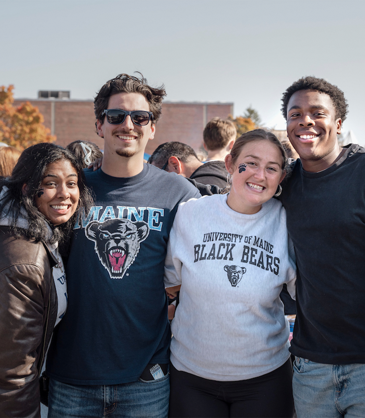 A photo of students smiling